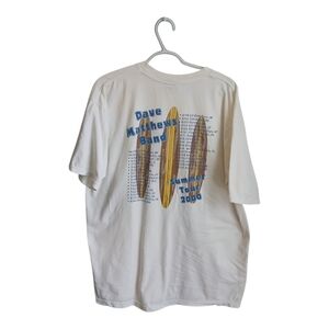 Vintage Dave Matthews Band Concert Tour T Shirt XL Music Company Y2k Alternative